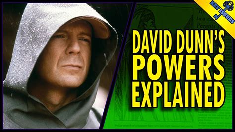 david dunn powers|bruce willis powers in unbreakable.